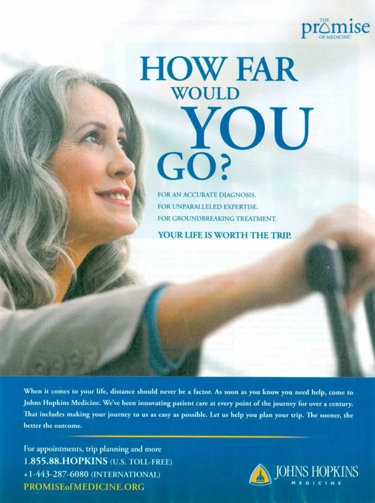Another clinic's ad