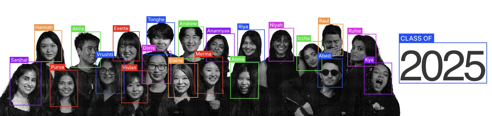Humanish banner: the class and Class of 2025