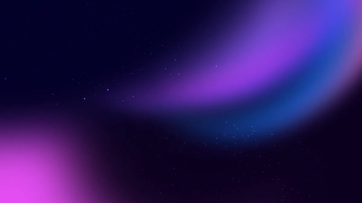 Aurora background: purple and pink