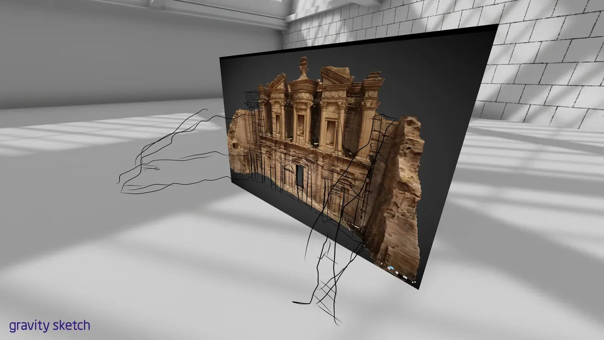 The VR model of Petra