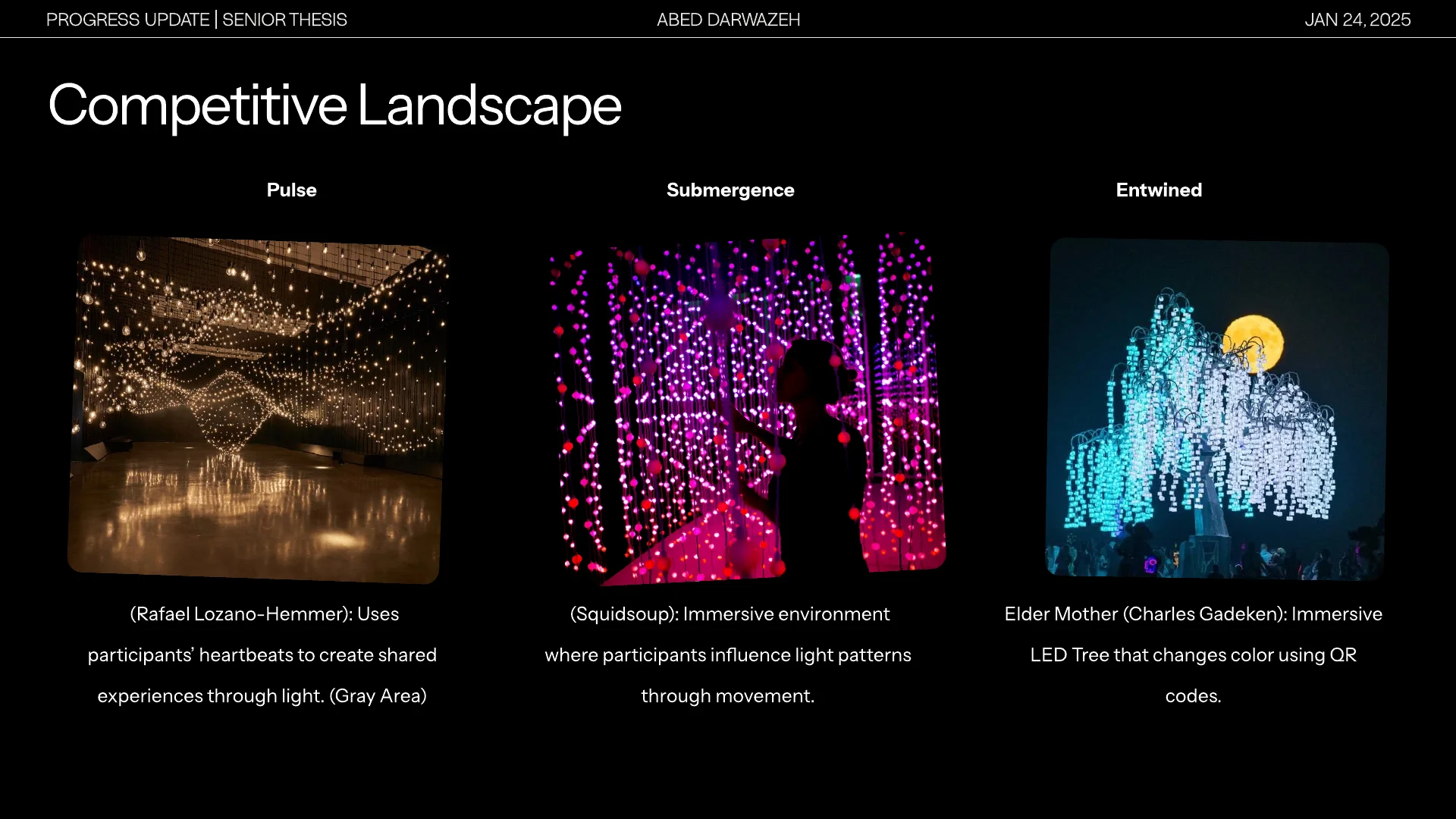 Pulse, Submergence and Entwined
